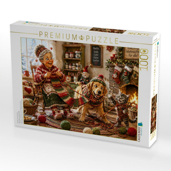 Alle Jahre wieder Wolle - CALVENDO Foto-Puzzle'