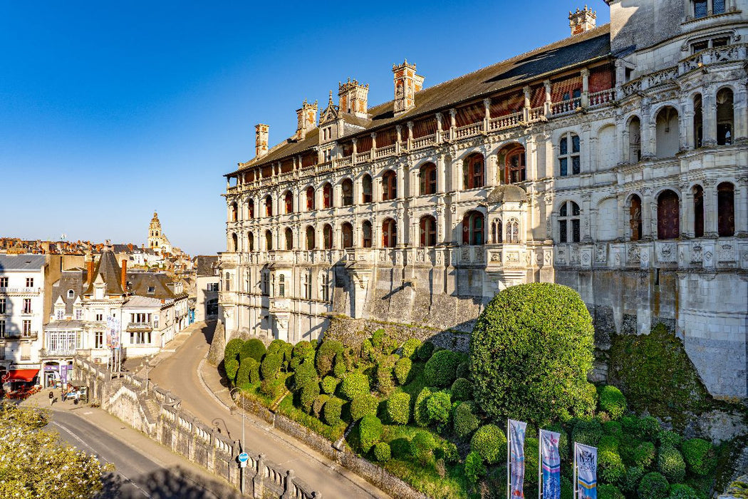 Premium Textil-Leinwand Königliches Schloss von Blois