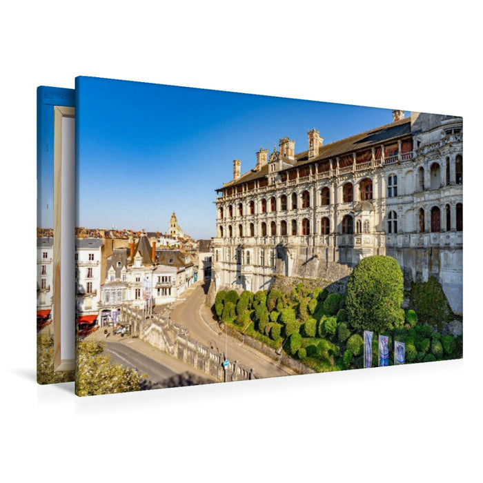 Premium Textil-Leinwand Königliches Schloss von Blois