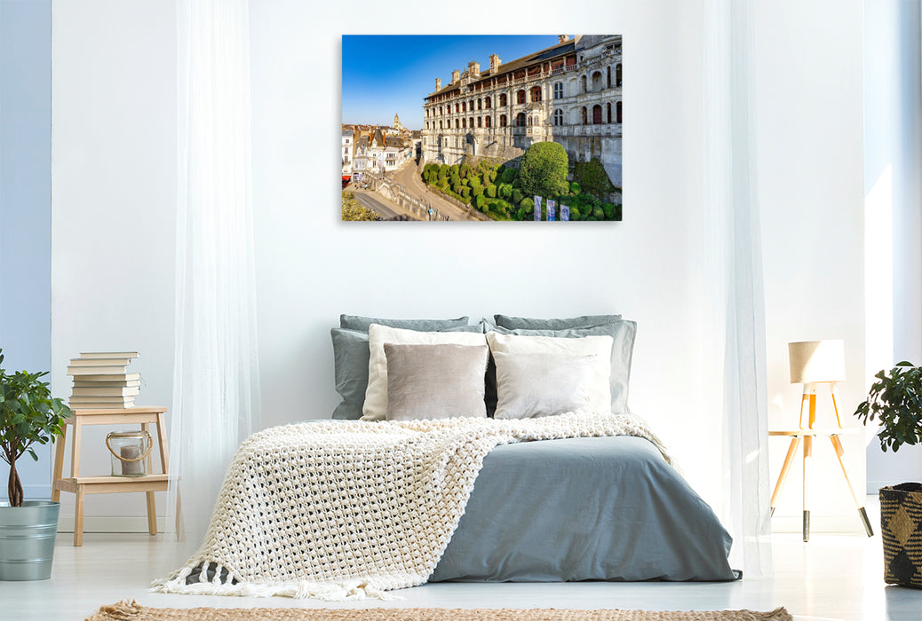 Premium Textil-Leinwand Königliches Schloss von Blois