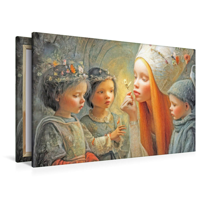 Premium Textil-Leinwand Melodien und Zuneigung