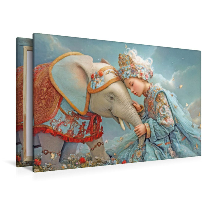 Premium Textil-Leinwand Melodien und Zuneigung