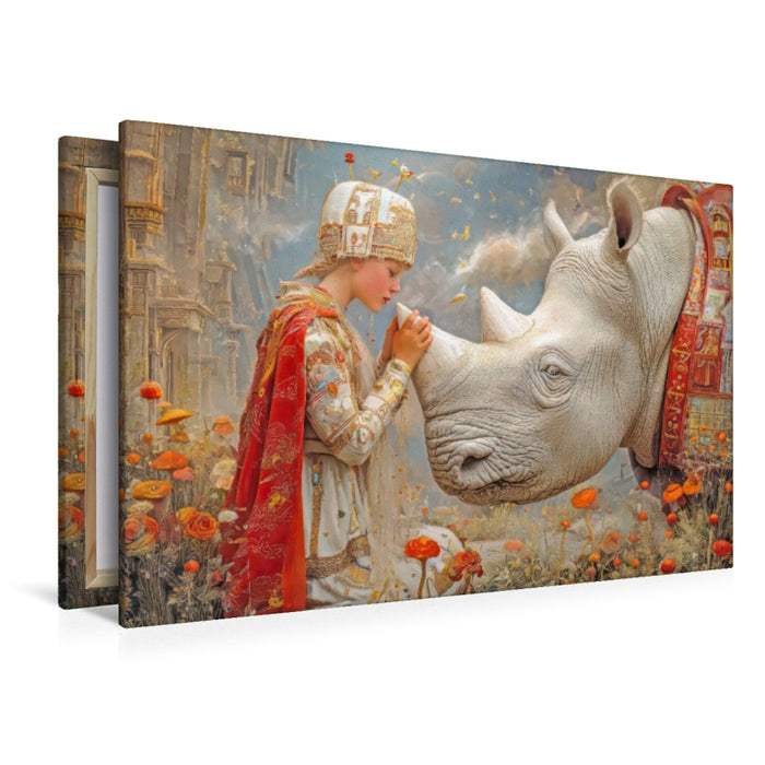 Premium Textil-Leinwand Melodien und Zuneigung