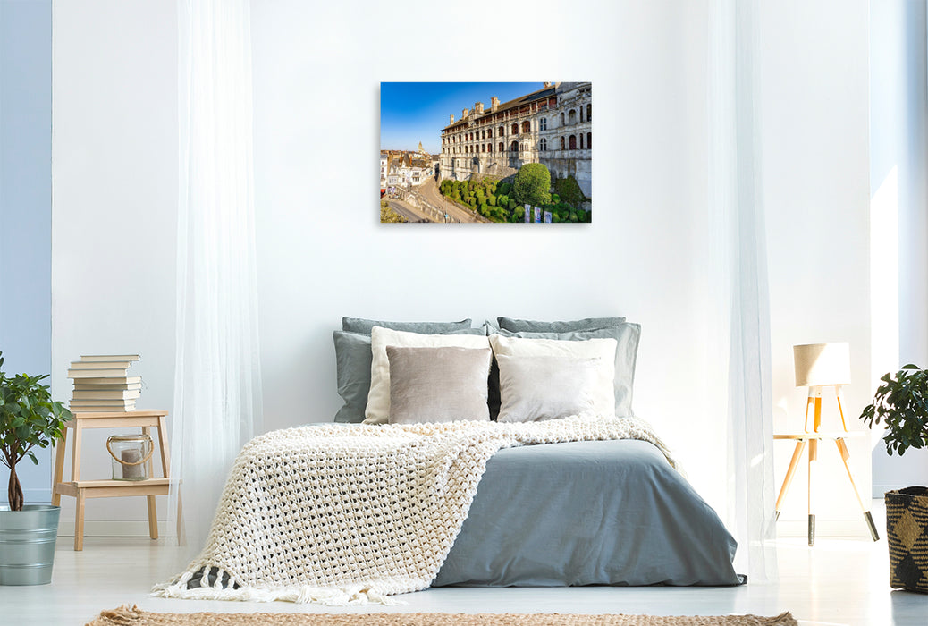 Premium Textil-Leinwand Königliches Schloss von Blois