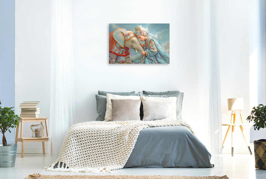 Premium Textil-Leinwand Melodien und Zuneigung