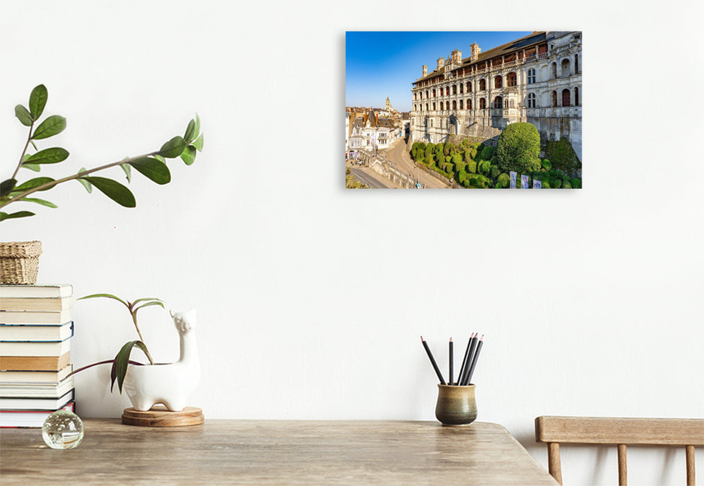 Premium Textil-Leinwand Königliches Schloss von Blois