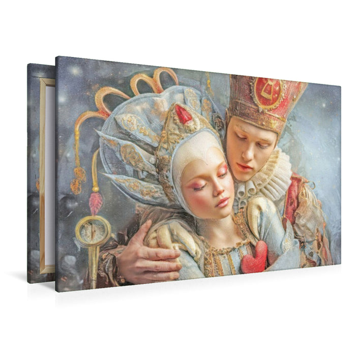 Premium Textil-Leinwand Melodien und Zuneigung