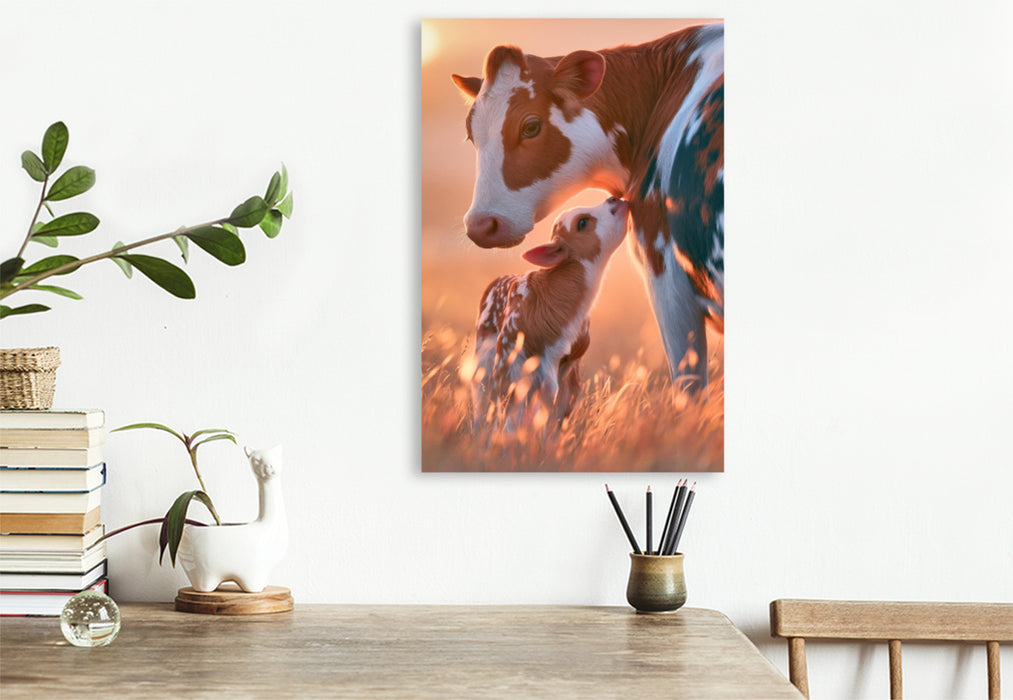 Premium Textil-Leinwand Ein Motiv aus dem Kalender Tierische Landliebe