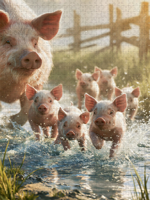 Ein Motiv aus dem Kalender Tierische Landliebe - CALVENDO Foto-Puzzle'