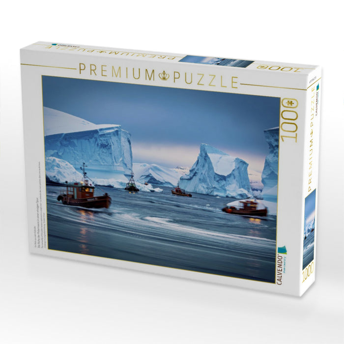 Die Ruhe der Polarmeere in einer einzigen Spur. - CALVENDO Foto-Puzzle'