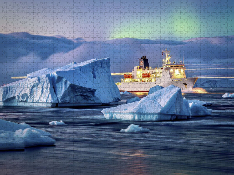 Ein Motiv aus dem Kalender Eisberge in Langzeitbelichtung - CALVENDO Foto-Puzzle'