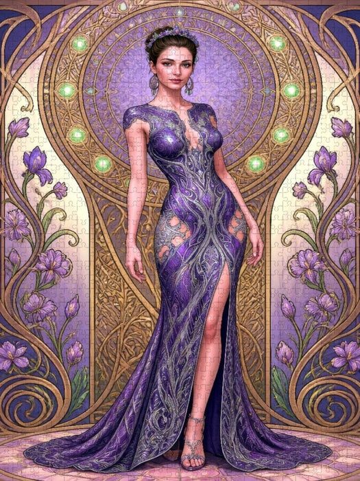 Espoir – Violette Eleganz - CALVENDO Foto-Puzzle'