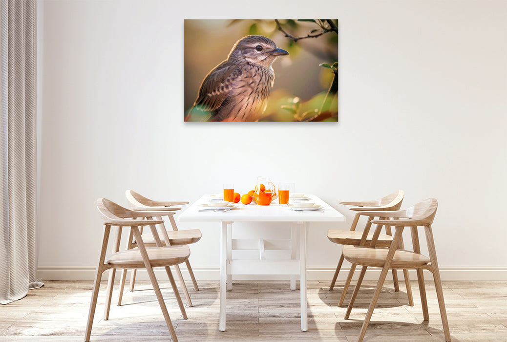 Premium Textil-Leinwand Ein Motiv aus dem Kalender Besondere Vogelportraits
