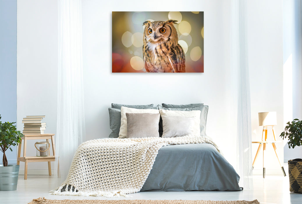 Premium Textil-Leinwand Ein Motiv aus dem Kalender Besondere Vogelportraits
