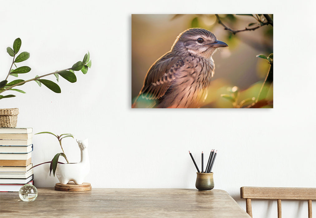 Premium Textil-Leinwand Ein Motiv aus dem Kalender Besondere Vogelportraits