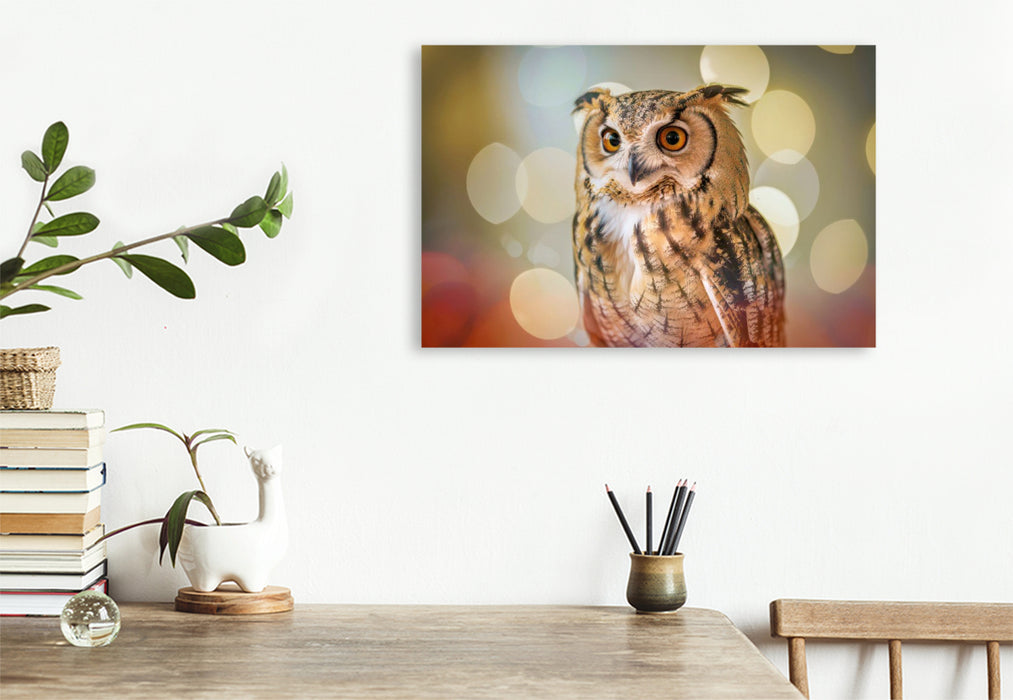 Premium Textil-Leinwand Ein Motiv aus dem Kalender Besondere Vogelportraits