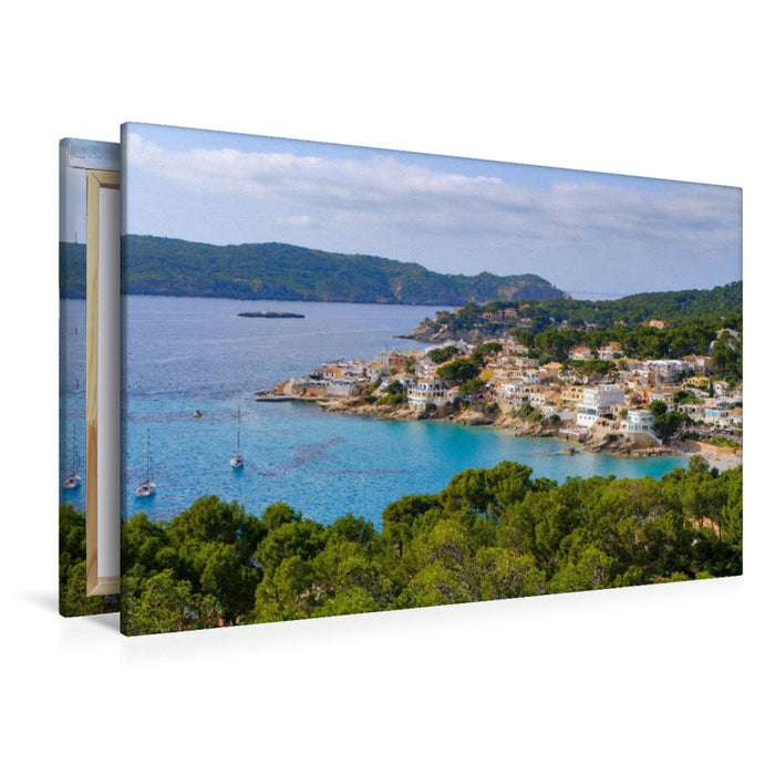 Premium Textil-Leinwand Sant Elm am Mittelmeer