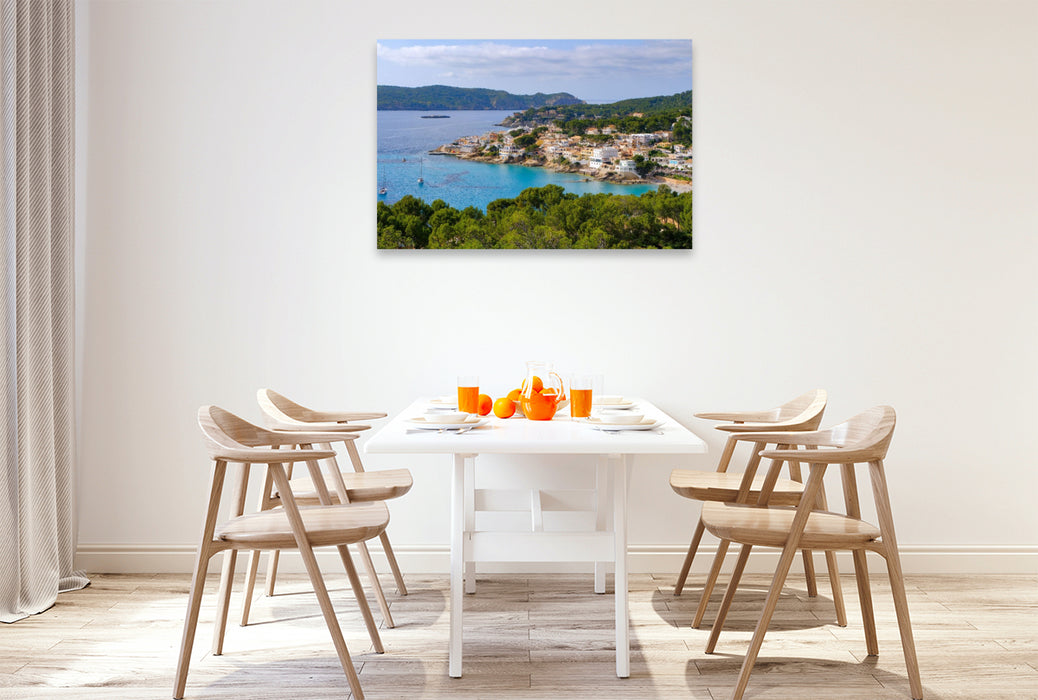 Premium Textil-Leinwand Sant Elm am Mittelmeer