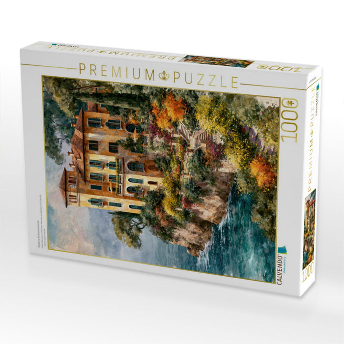 Goldene Küstenmomente - CALVENDO Foto-Puzzle'