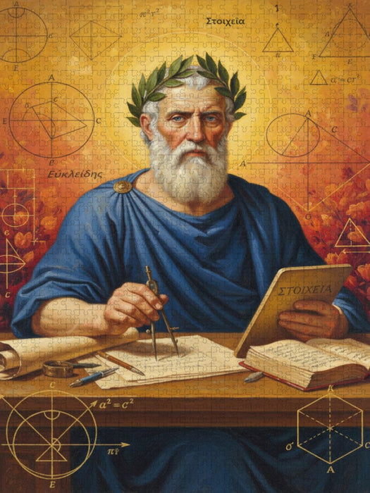 Euklid (um 325 v. Chr. – um 265 v. Chr.) - CALVENDO Foto-Puzzle'