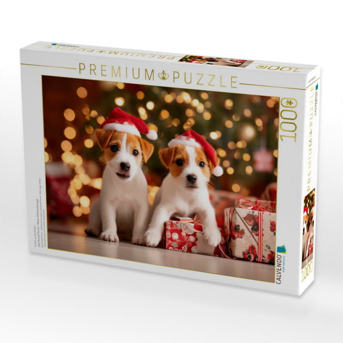 Jack Russell Terrier - Kleine Weihnachtsengel - CALVENDO Foto-Puzzle'