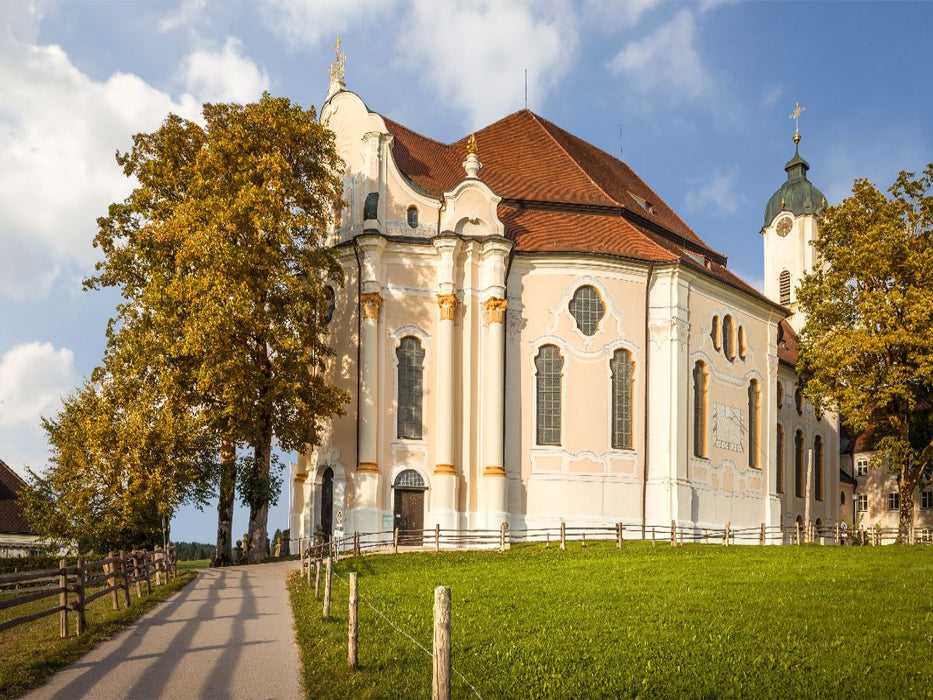 Wieskirche bei Steingaden - CALVENDO Foto-Puzzle'