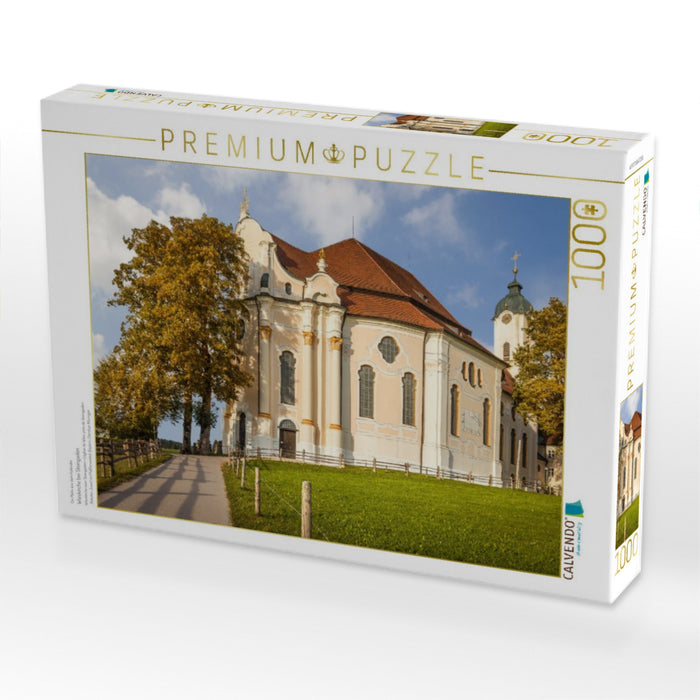 Wieskirche bei Steingaden - CALVENDO Foto-Puzzle'