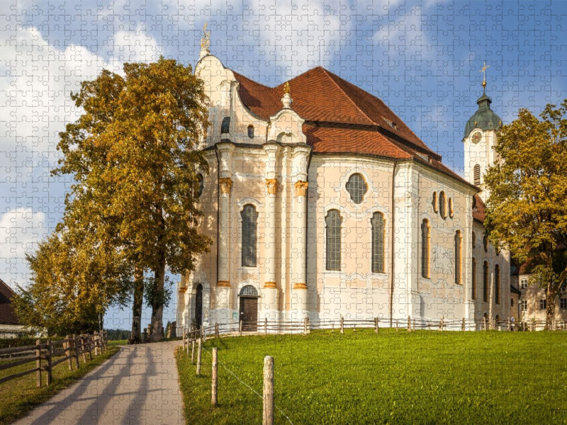 Wieskirche bei Steingaden - CALVENDO Foto-Puzzle'
