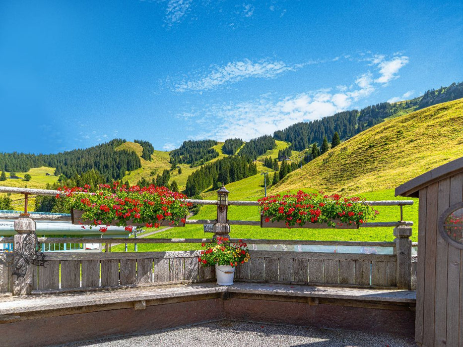 Rast auf der Bärmooshütte ist ein Erlebnis am Steinernen Meer. - CALVENDO Foto-Puzzle'