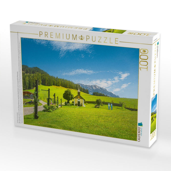 Die Jufenalm steht für echte Bergerlebnisse, herzliche Gastlichkeit und unvergessliche Momente. - CALVENDO Foto-Puzzle'