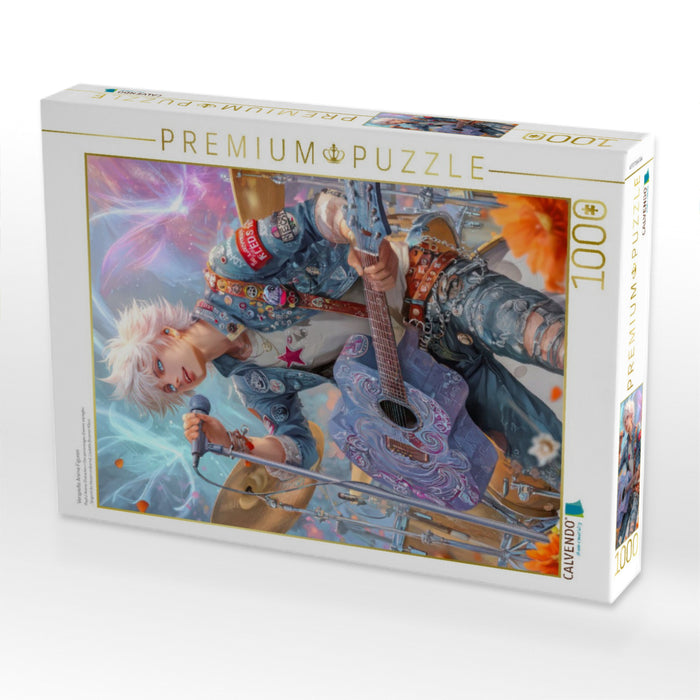 Verspielte Anime Figuren - CALVENDO Foto-Puzzle'