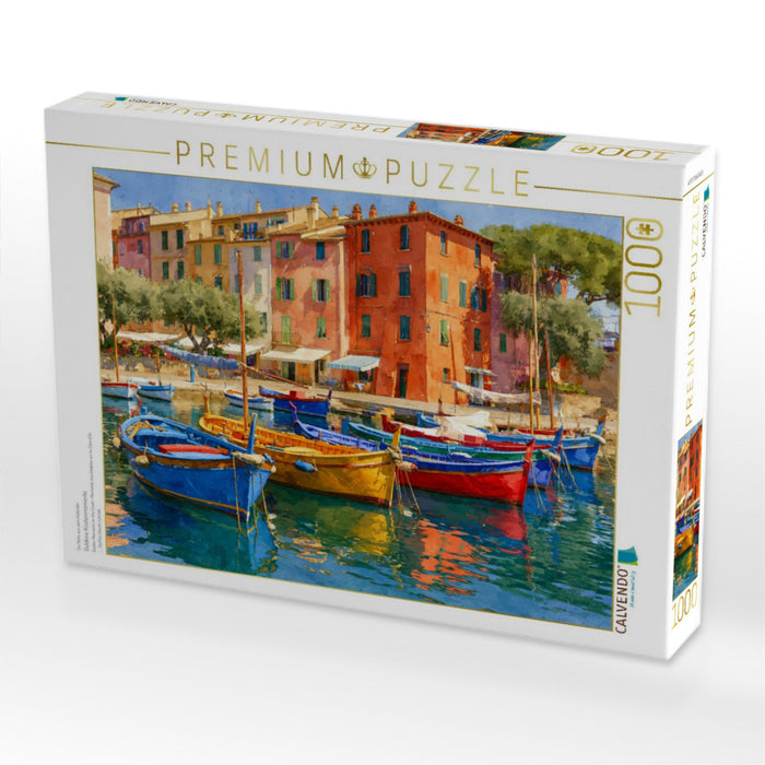 Goldene Küstenmomente - CALVENDO Foto-Puzzle'