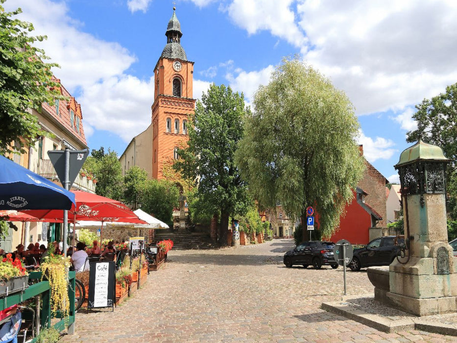 Marktplatz in Buckow in der Märkischen Schweiz - CALVENDO Foto-Puzzle'