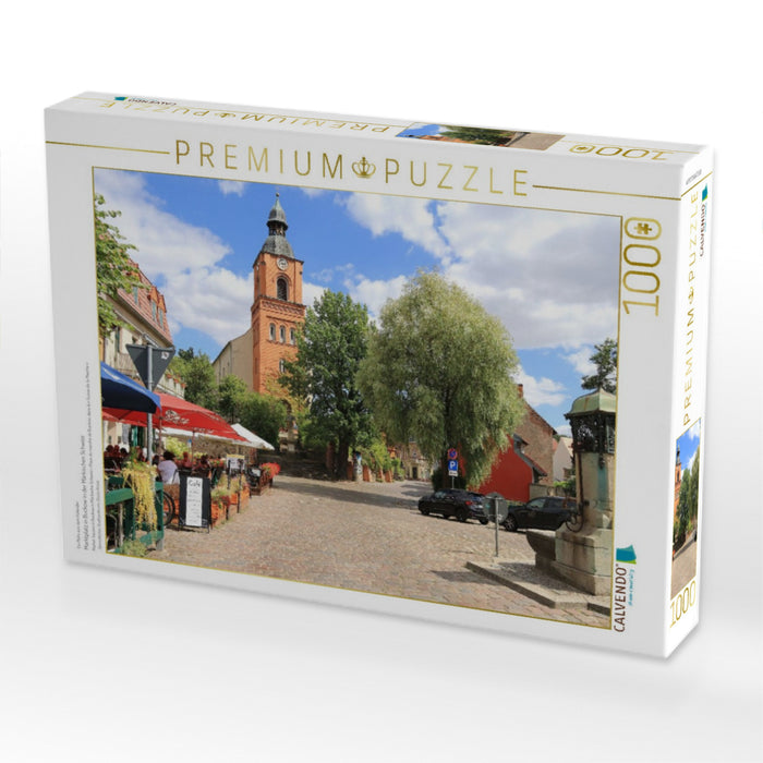 Marktplatz in Buckow in der Märkischen Schweiz - CALVENDO Foto-Puzzle'