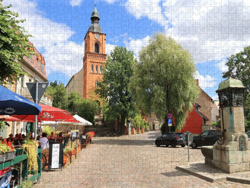 Marktplatz in Buckow in der Märkischen Schweiz - CALVENDO Foto-Puzzle'