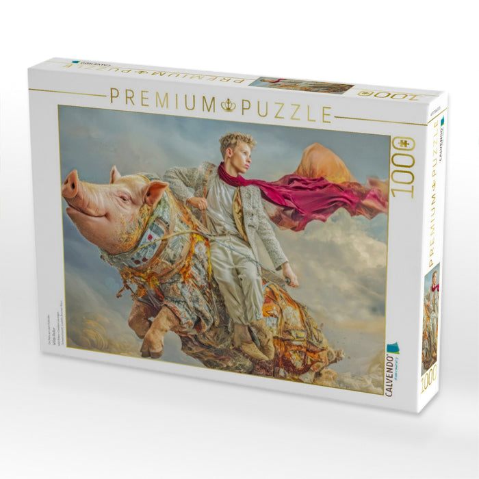 Wilde Reiter - CALVENDO Foto-Puzzle'