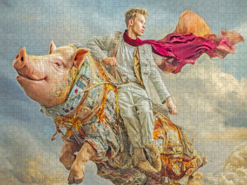Wilde Reiter - CALVENDO Foto-Puzzle'