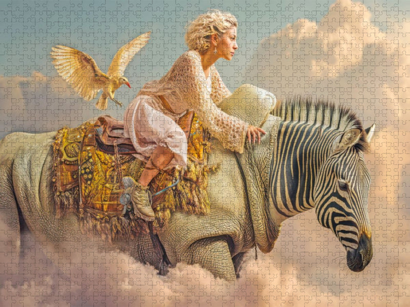 Wilde Reiter - CALVENDO Foto-Puzzle'