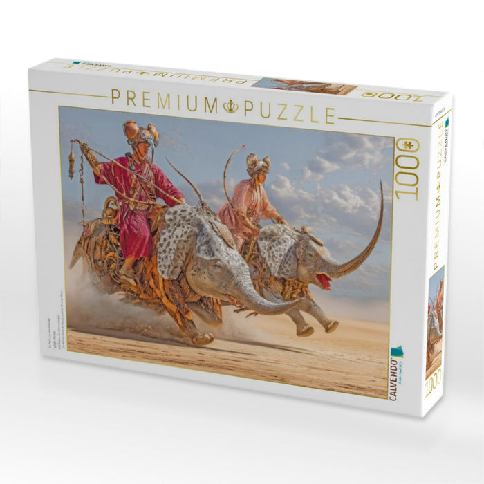 Wilde Reiter - CALVENDO Foto-Puzzle'