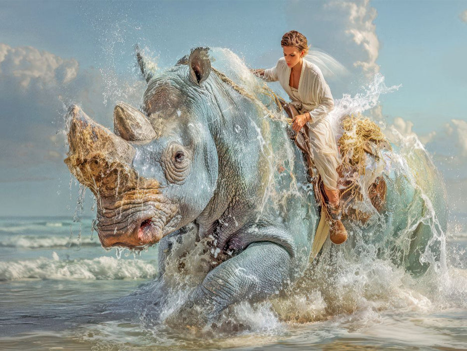 Wilde Reiter - CALVENDO Foto-Puzzle'