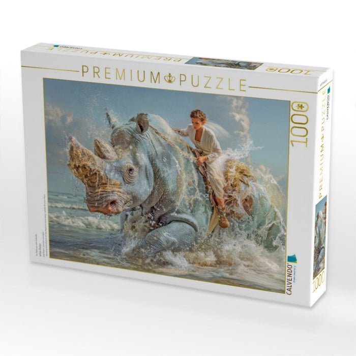 Wilde Reiter - CALVENDO Foto-Puzzle'