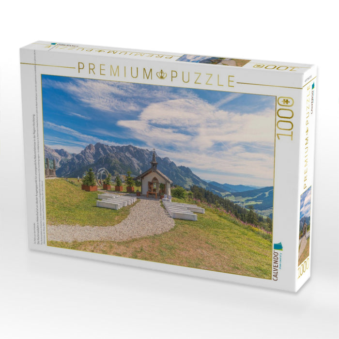 Die Hochmaisbahn in Hinterthal ist ein idealer Ausgangspunkt für unvergessliche Naturerlebnisse in der Region Hochkönig. - CALVENDO Foto-Puzzle'