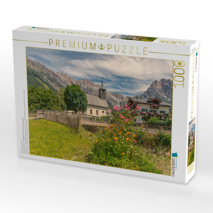Kirche Hinterthal – Ein stiller Ort inmitten der Bergwelt. - CALVENDO Foto-Puzzle'