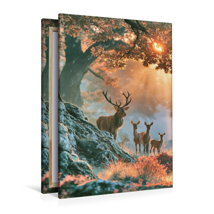 Premium Textil-Leinwand Stolz der Wälder