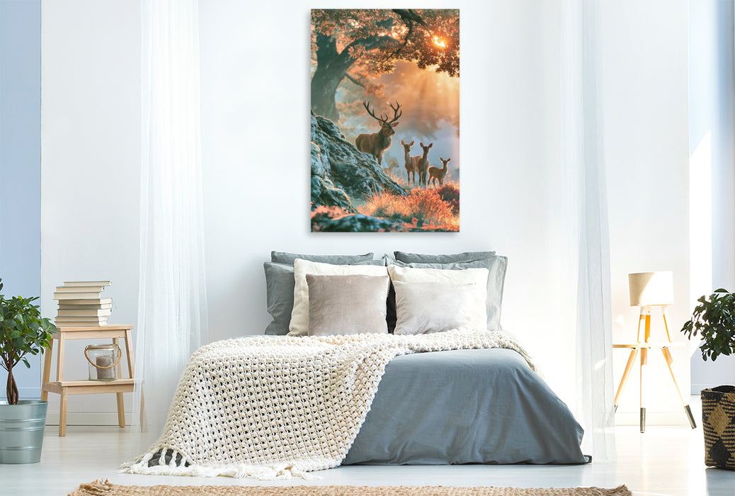 Premium Textil-Leinwand Stolz der Wälder
