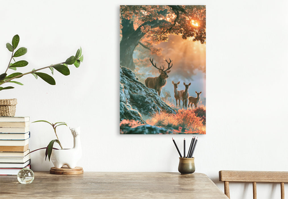 Premium Textil-Leinwand Stolz der Wälder