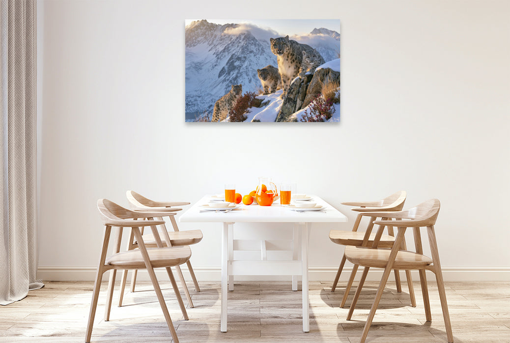 Premium Textil-Leinwand Gemeinsam stark