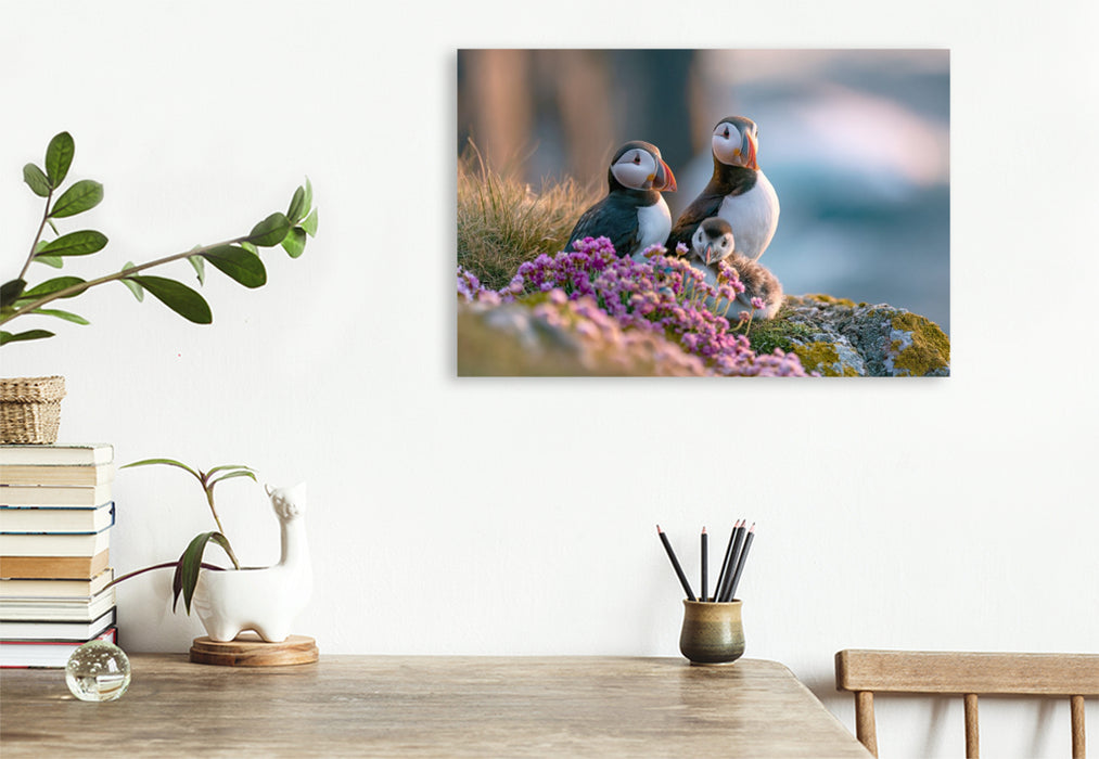 Premium Textil-Leinwand Ein Motiv aus dem Kalender Im Herzen der Wildnis