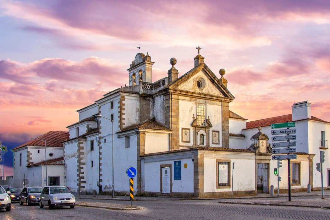 Premium Textil-Leinwand Kirche und Kloster Unserer Lieben Frau der Hilfe