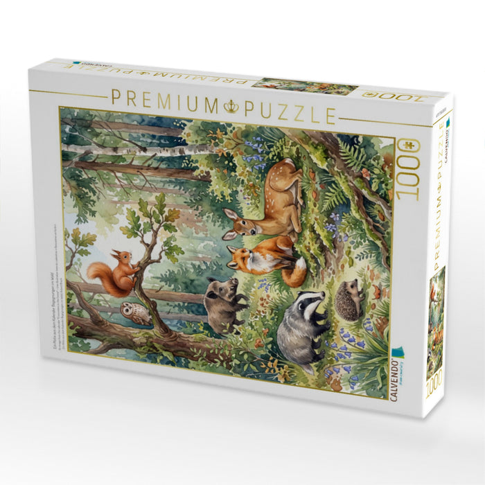 Ein Motiv aus dem Kalender Begegnungen im Wald - CALVENDO Foto-Puzzle'